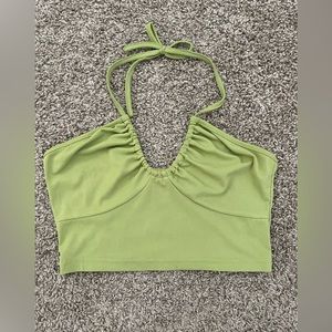 SHEIN Lime Green Crop Top Size S
